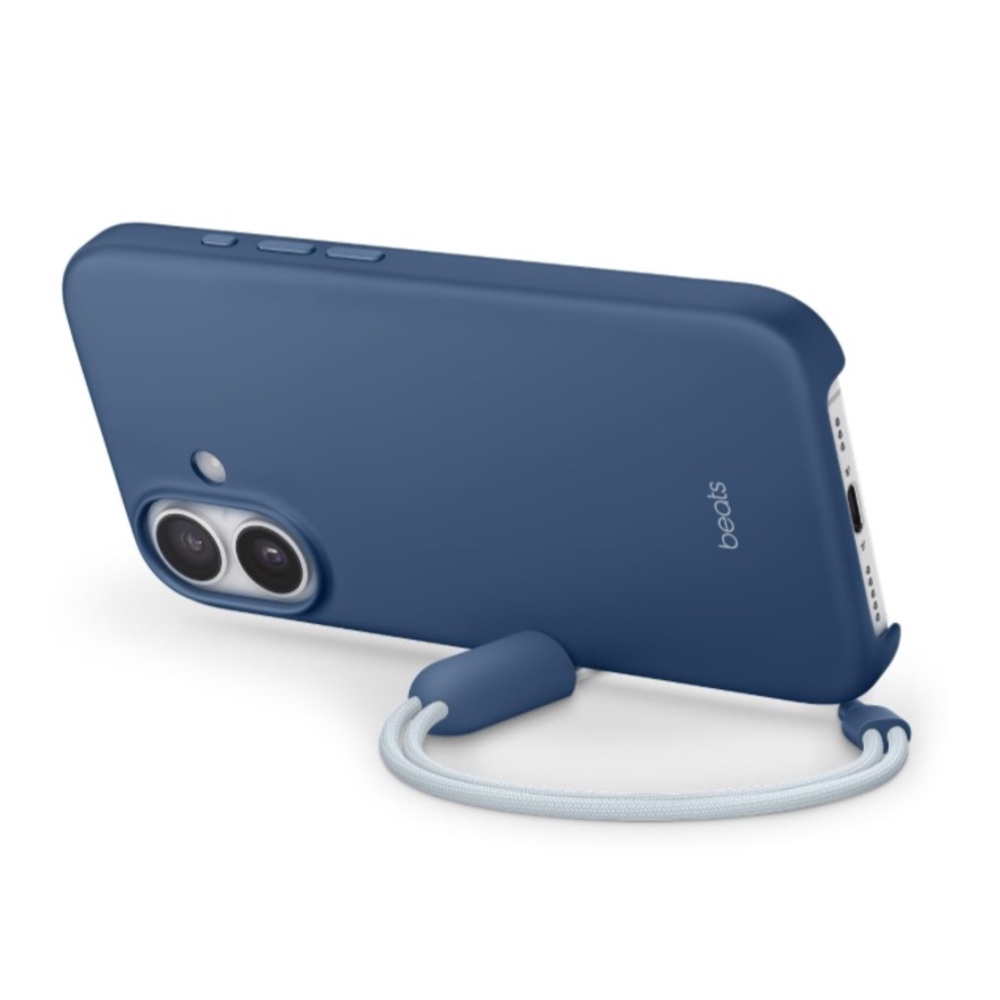 BEATS iPhone 17 Kickstand Case w/MagSafe, Camera Control, Built-in Lanyard-Blue